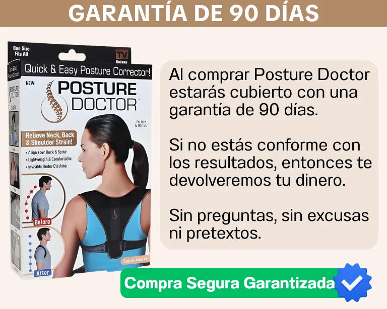 Acaba Con La Mala Postura, El Dolor De Espalda Y Cuello Con Posture Doctor